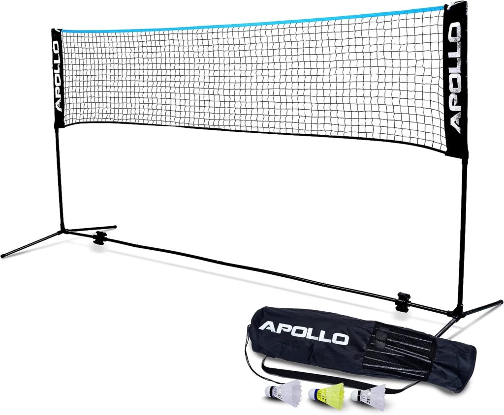 Filet de badminton portable et durable en 2 couleurs pour l